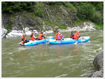rafting Dunajec