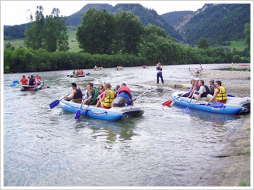 rafting Dunajec